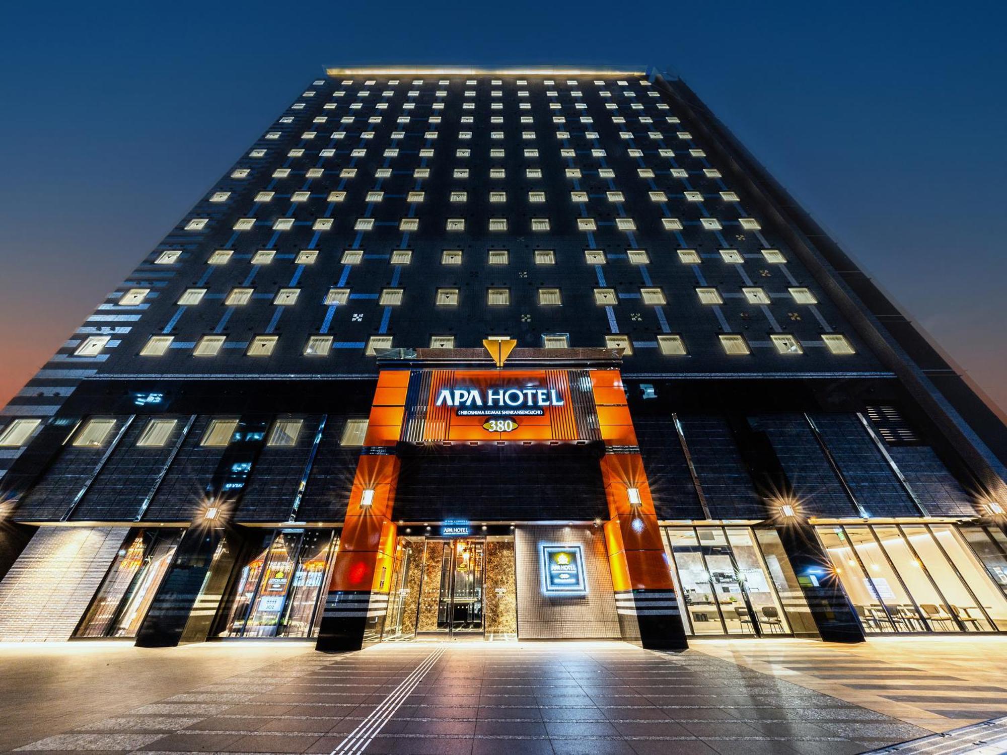 Apa Hotel Hiroshima Ekimae Shinkansenguchi Dış mekan fotoğraf